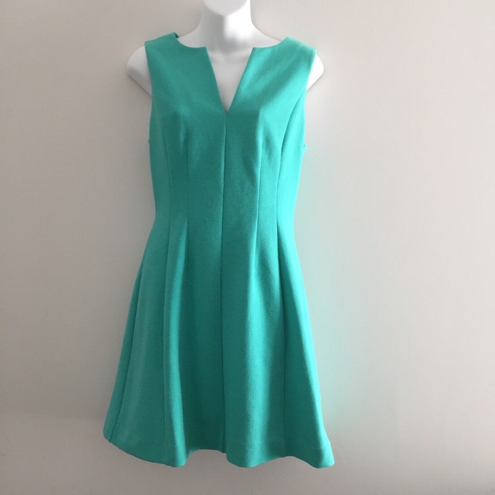 Lilly Pulitzer Dress Brielle 81401 Sleeveless Lined Back Zipper Fit Flare Small